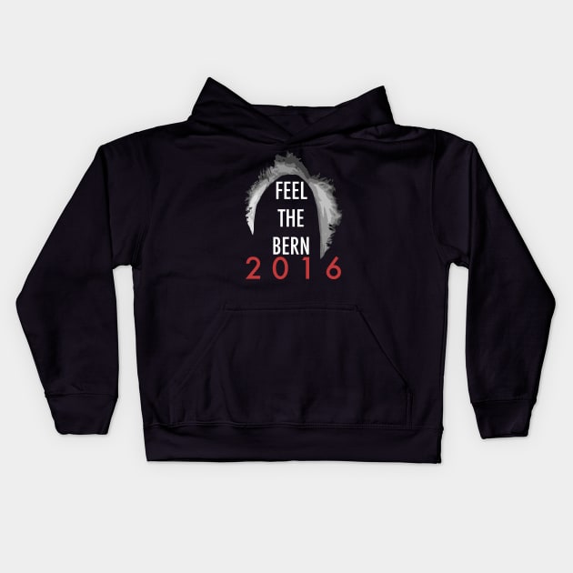 #FeelTheBern Bad Hair Day Kids Hoodie by GrearMary